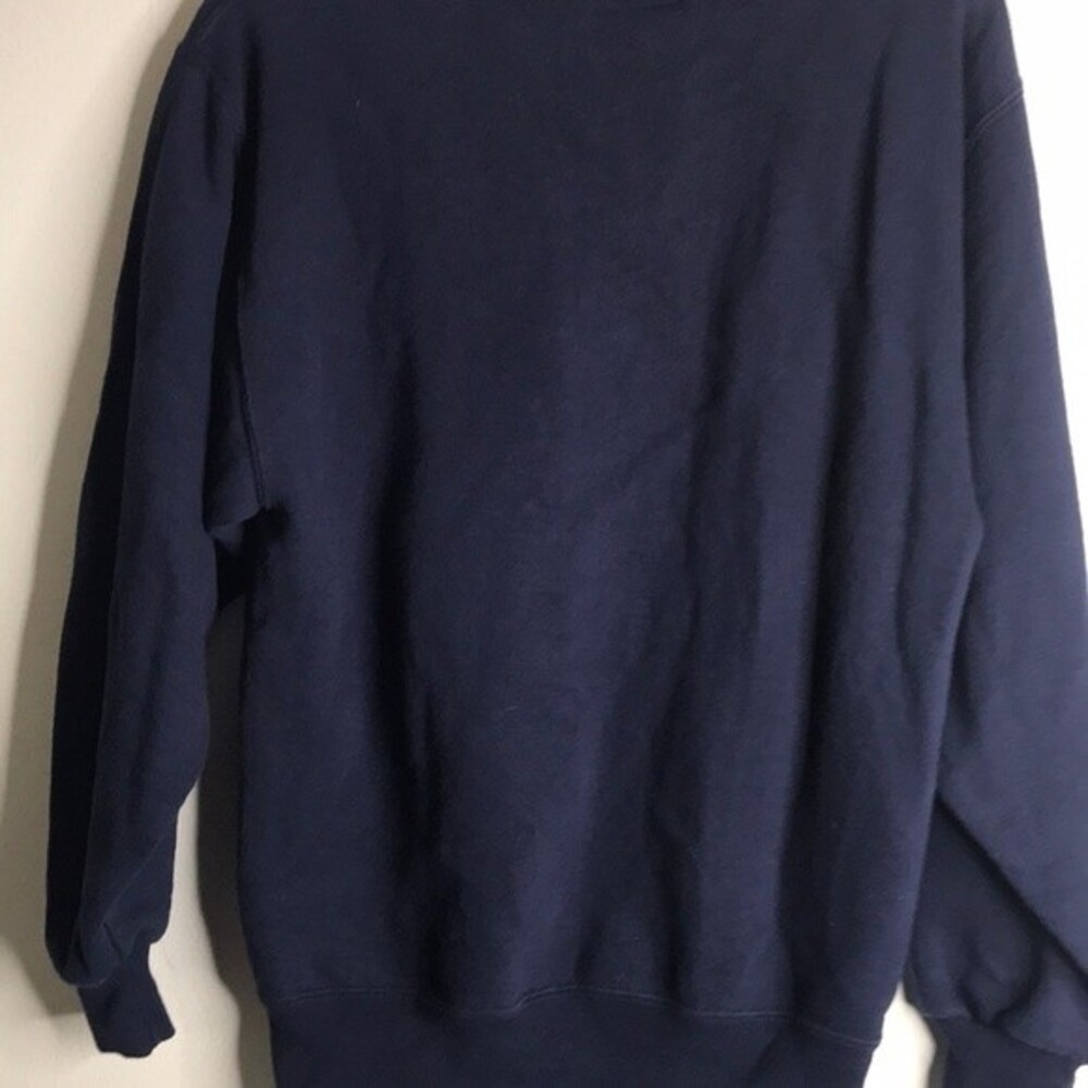 Vintage Oxford university navy blue pullover sweater unisex size small - Picture 11 of 11